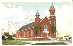 Catholic Church Neodesha, KS Postcard Postcard