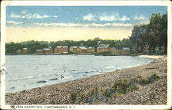 On Lake Champlain Plattsburgh, NY Postcard Postcard