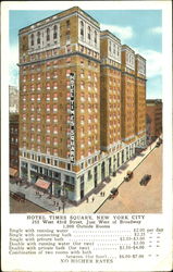 Hotel Times Square, 255 West 43rd Street, Just West Broadway New York, NY Postcard Postcard