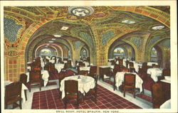 Grill Room Hotel McLain New York, NY Postcard Postcard