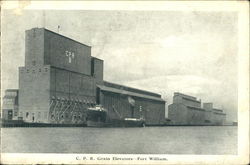 C. P. R. Grain Elevators Fort William, Canada Misc. Canada Postcard Postcard