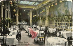 Italian Garden Haiserhof Hotel, 14-328 Clark Street Jackson Boulevard Chicago, IL Postcard Postcard