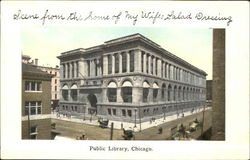 Public Library Postcard