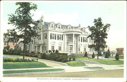 Residence Of Orville Thorpe Highland Park, TX Postcard Postcard