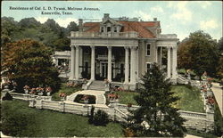 Residence Of Col. L. D. Tyson, Melrose Avenue Postcard