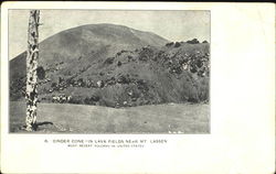 Cinder Cone-In Lava Fields Near Mt Lassen California Postcard Postcard