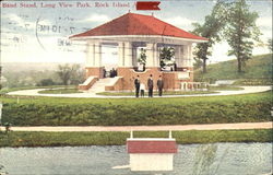 Band Stand Long View Park Postcard