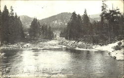 The Wenatchee River Leavenworth, WA Postcard Postcard