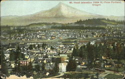 Mt. Hood (Elevation 11934 Ft.) Portland, OR Postcard Postcard