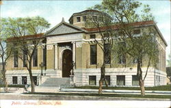 Public Library Postcard