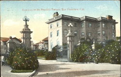 Entrance To The Presidio Terrace San Francisco, CA Postcard Postcard