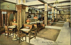 Office And Lobby Hotel Stewart Postcard