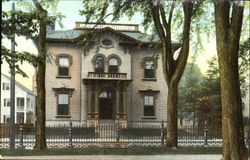 Now And Then Club House, Washington Square Salem, MA Postcard Postcard