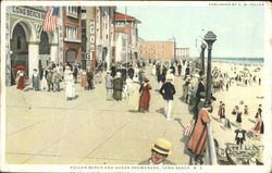 Fuller Block And Ocean Promenade Postcard