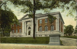 Public Library Postcard