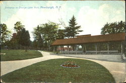 Entrance To Orange Lake Park Postcard