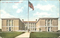 West High School Rochester, NY Postcard Postcard