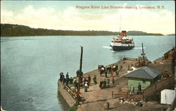 Niagara River Line Steamer Lewiston, NY Postcard Postcard