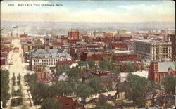 Bird's Eye View Of Omaha Postcard