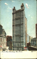 Park Row Building Postcard