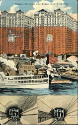 Hudson Terminal And Tubes Postcard