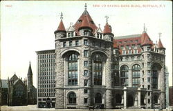 Erie Co Saving Bank Bldg. Postcard