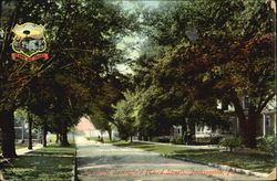 Beautiful Springfield (Third Street) Postcard