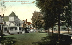 Highland Avenue, Prospect St. Postcard