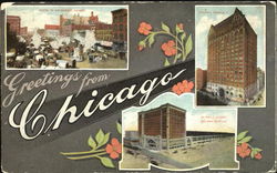 Greeting From Chicago Illinois Postcard Postcard