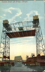 Halsted Street Lift Bridge Postcard