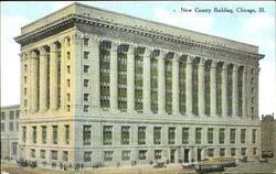 New County Building Chicago, IL Postcard Postcard