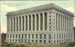 New City Hall And County Building Postcard