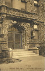 Entrance Green Hall, The University of Chicago Illinois Postcard Postcard