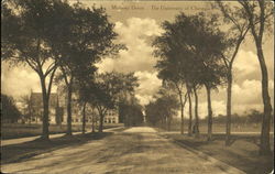 Midway Drive, The University of Chicago Illinois Postcard Postcard