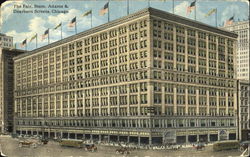 The Fair State Adams & Dearborn Streets Chicago, IL Postcard Postcard