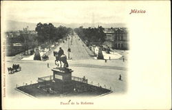 Paseo De La Reforma Postcard