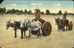 Mexican Water Carriers In The West Postcard