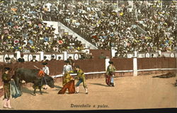 Descabello A Pulso Mexico Postcard Postcard