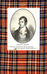 Robert Burns Men Postcard Postcard