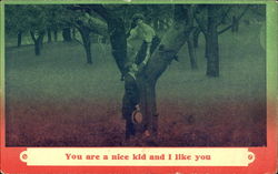 You Are A Nice Kid And I Like You Romance & Love Postcard Postcard