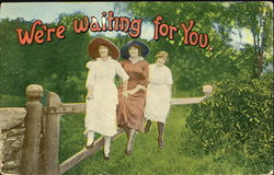 We're Waiting For You Postcard