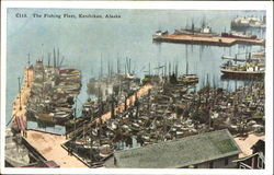 The Fishing Fleet Ketchikan, AK Postcard Postcard