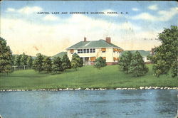 Capitol Lake And Governor's Mansion Postcard