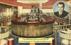 Jack Dempsey's Broadway Restaurant, 49th & 50th Sts. New York City, NY Postcard Postcard