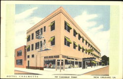 Hotel Chalmette, 800 Carondelet Street Postcard