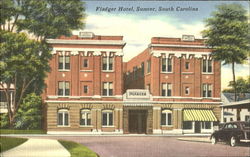 Fladger Hotel, Highway 15-15A Postcard