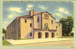 Veterans Administration Theatre Auditorium Postcard