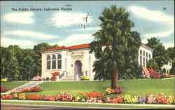 The Public Library Lakeland, FL Postcard Postcard