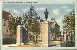 Hull Court Of The University Of Chicago Postcard