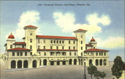 Terminal Station And Plaza Postcard